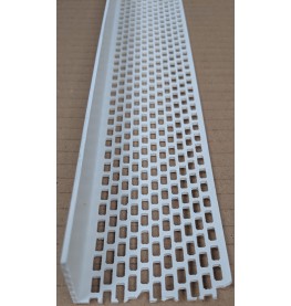 Wemico White PVC Ventilation Angle 30mm x 50mm x 2.5m 1 Length