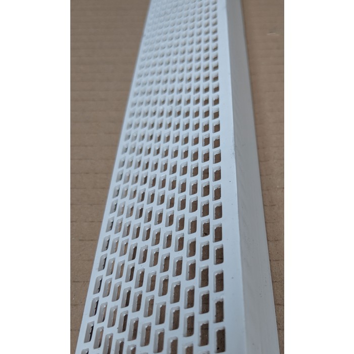 Wemico White PVC Ventilation Angle 50mm x 30mm x 2.5m 1 Length