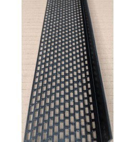 Wemico Black PVC Ventilation Angle 30mm x 60mm x 2.5m 1 Length