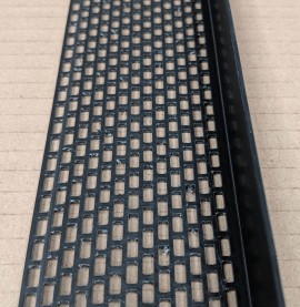 Wemico Black PVC Ventilation Angle 60mm x 30mm x 2.5m 1 Length