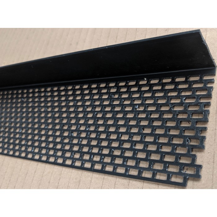 Wemico Black PVC Ventilation Angle 60mm x 30mm x 2.5m 1 Length