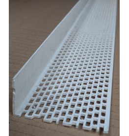 Wemico White PVC Ventilation Angle 30mm x 60mm x 2.5m 1 Length