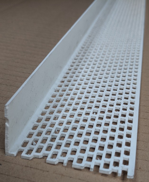 Wemico White PVC Ventilation Angle 30mm x 60mm x 2.5m 1 Length ...