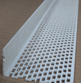 Wemico White PVC Ventilation Angle 60mm x 30mm x 2.5m 1 Length