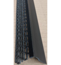 Wemico Black PVC Ventilation Angle 30mm x 30mm x 2.5m 1 Length