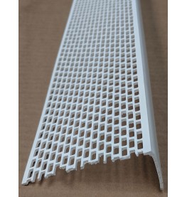 Wemico White PVC Ventilation Angle 30mm x 70mm x 2.5m 1 Length
