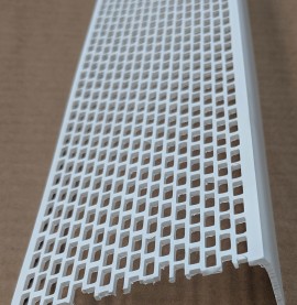 Wemico White PVC Ventilation Angle 70mm x 30mm x 2.5M 1 Length