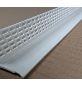 Wemico White PVC Ventilation Angle 25mm x 25mm x 2.5m 1 Length