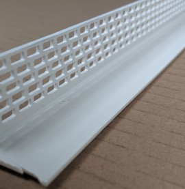 Wemico White PVC Ventilation Angle 25mm x 25mm x 2.5m 1 Length
