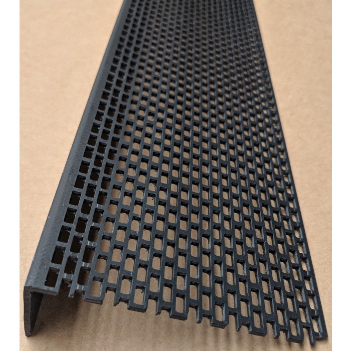 Wemico Black PVC Ventilation Angle 90mm x 30mm x 2.5M (1 Length)