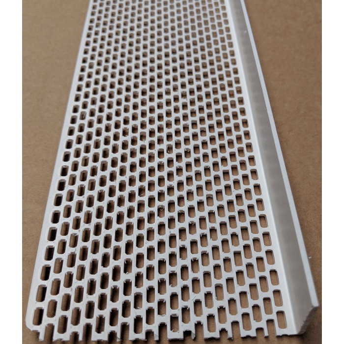 Wemico White PVC Ventilation Angle 90mm x 30mm x 2.5M 1 Length