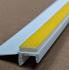 White PVC Self Adhesive Window / Door Frameseal Bead 8mm Render Depth 2.6m 1 Length