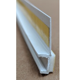 White PVC Self Adhesive Window / Door Frameseal APU Bead 6mm Render Depth 2.6m 1 Length
