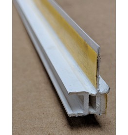 White PVC Self Adhesive Window / Door Frameseal APU Bead 9mm Render Depth 2.6m 1 Length