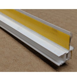 White PVC Self Adhesive Window / Door Frameseal APU Bead 13mm Render Depth 2.6m 1 Length