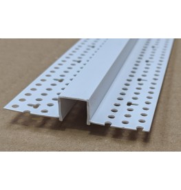 Trim-Tex ½” / 12.7mm White PVC Architectural Reveal Bead Profile 3m 1 length AS5110