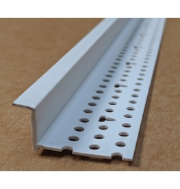 Trim-Tex 6mm Shadow Gap White PVC Feature Bead Profile 12.5mm x 6mm x 305cm 1 length AS5410