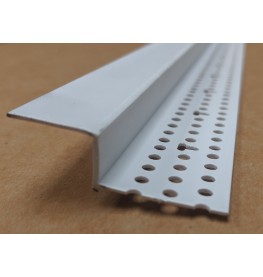 Trim-Tex 20mm x 12.7mm White PVC Shadow Feature Bead Profile 3m 1 length AS5610