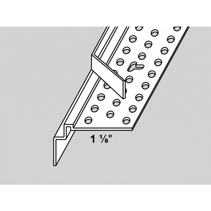 Trim-Tex Caulk Channel Tear Away PVC Bead 3m 1 Length 9140