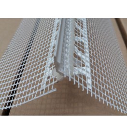 Wemico PVC Water Balcony Drip Bead with Mesh 6mm x 25mm x 6mm Render Depth x 25mm x 2.5m 1 Length