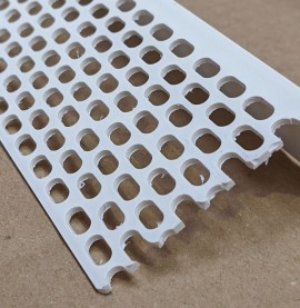 Wemico 30mm x 60mm x 2.5m White PVC Ventilation Angle (1 length)