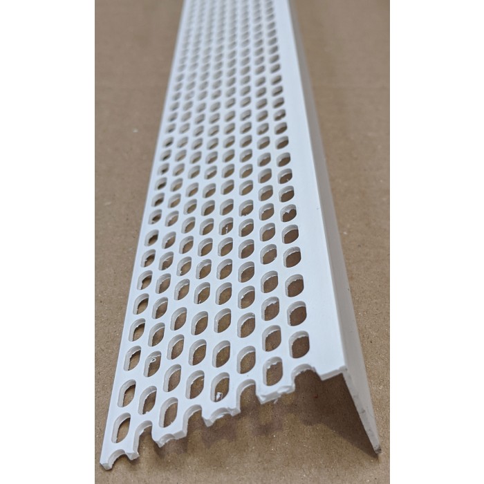 Wemico 30mm x 60mm x 2.5m White PVC Ventilation Angle (1 length)