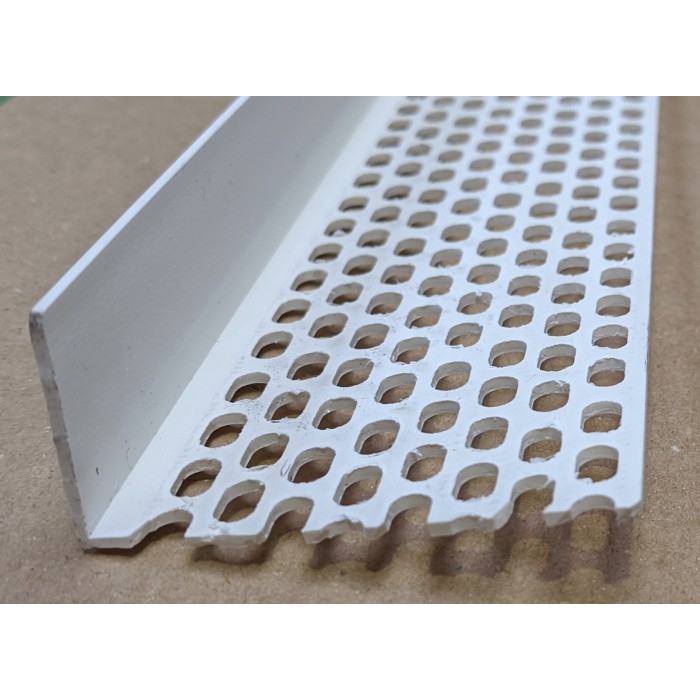 Wemico 30mm x 60mm x 2.5m White PVC Ventilation Angle (1 length)