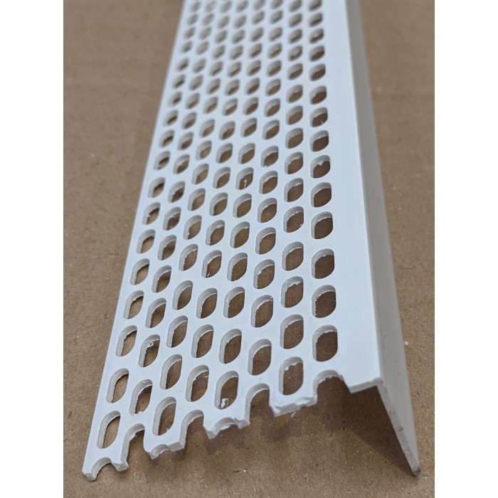 Wemico 30mm x 60mm x 2.5m White PVC Ventilation Angle (1 length)