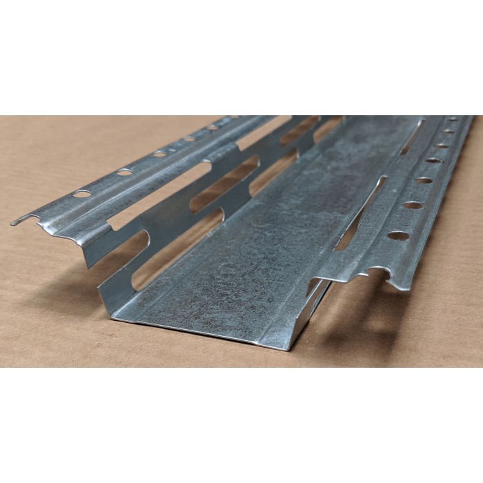 Protektor Galvanised Steel Resilient Bar 60mm x 27mm 1 Length