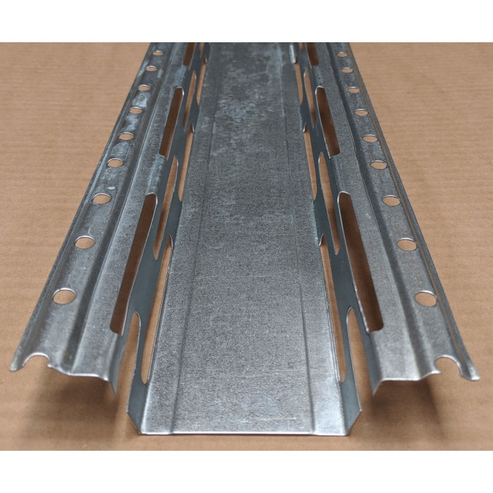 Protektor Galvanised Steel Resilient Bar 60mm x 27mm x 0.6mm 4m 1 Length