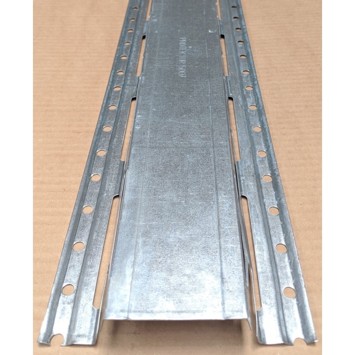 Protektor Galvanised Steel Resilient Bar 60mm x 27mm 1 Length