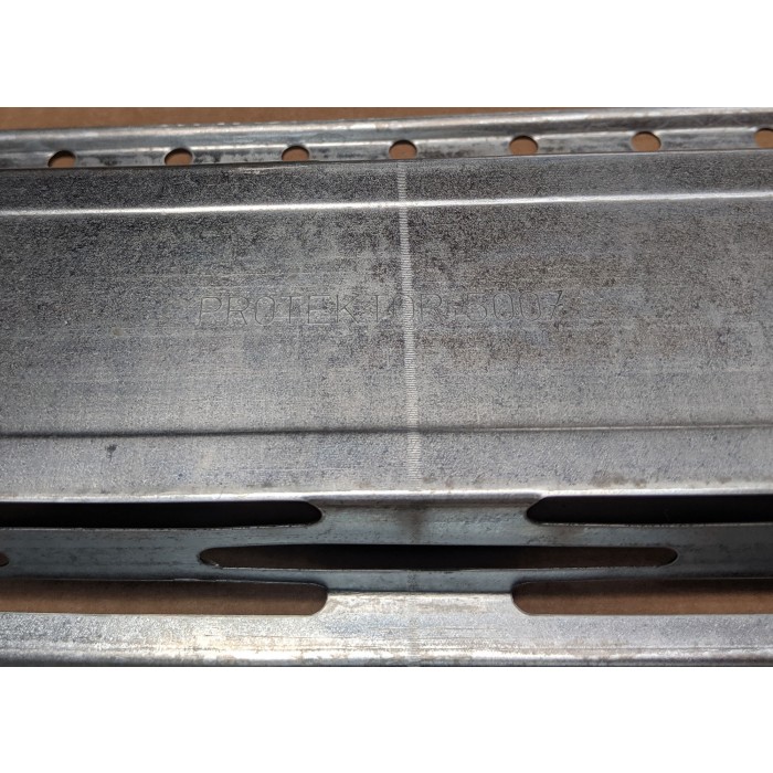 Protektor Galvanised Steel Resilient Bar 60mm x 27mm 1 Length