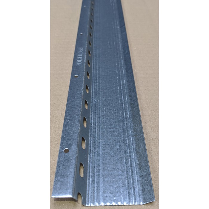 Protektor Galvanised Steel Resilient Bar 40mm x 14mm x 13.5mm x 2.4m 1 length