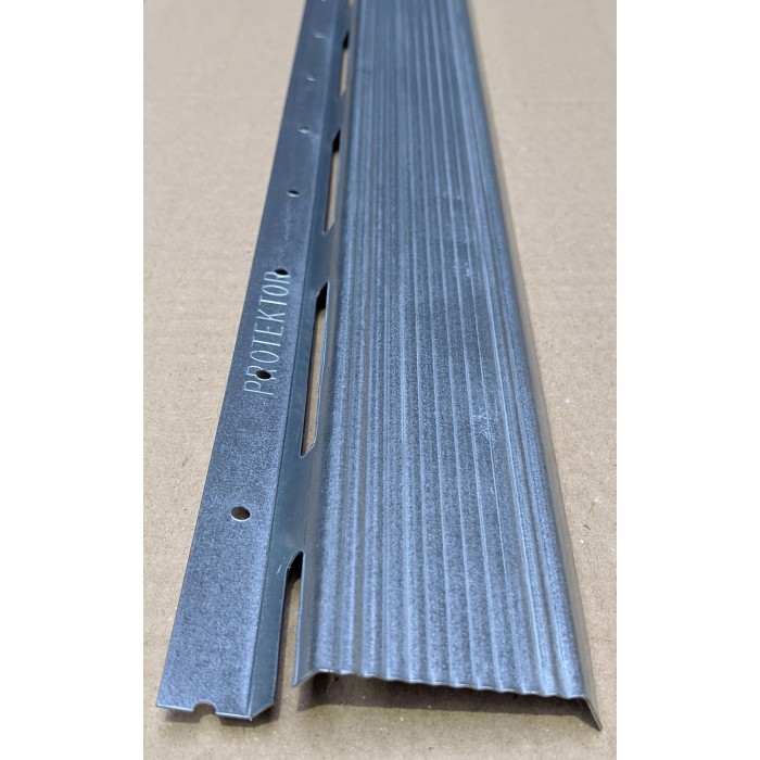 Protektor Galvanised Steel Resilient Bar 48mm x 17mm x 14mm x 3m 1 length