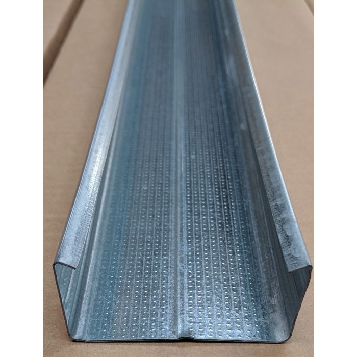 C Ceiling Profile with Square Return 27mm x 60mm x 3m 1 Length