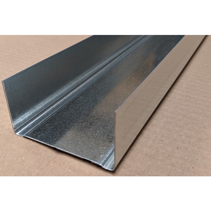 U Wall track profile 40mm x 75mm x 4m (1 length)