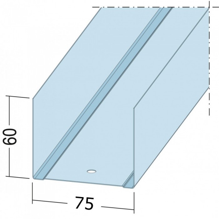 Protektor Standard Track Profile 60mm x 75mm x 60mm x 4m (1 Length)