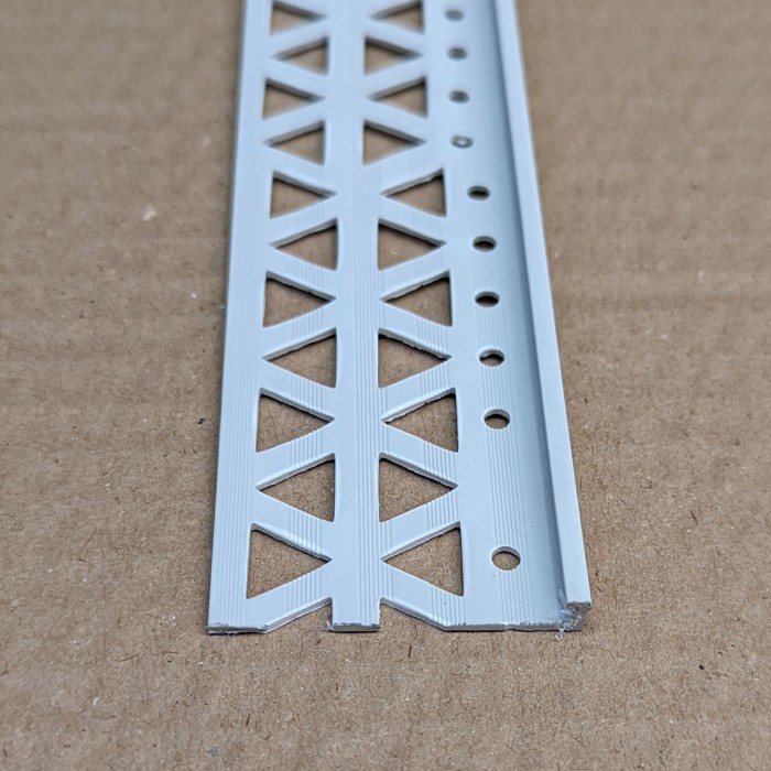 Light Grey 6 - 8mm Render Depth PVC Stop Bead 42mm x 2.5m 1 Length