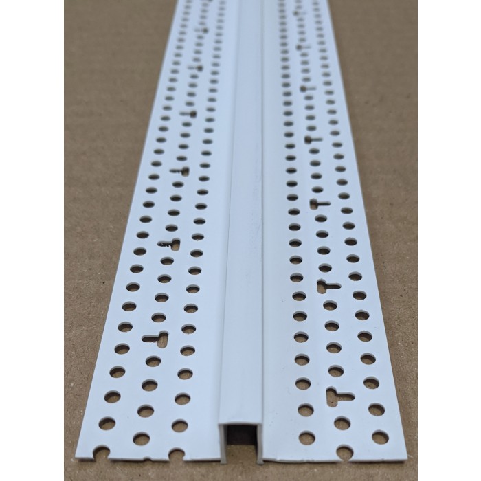 Trim-Tex 13mm x 6mm White PVC Architectural Reveal Bead Profile 3m 1 length AS5160