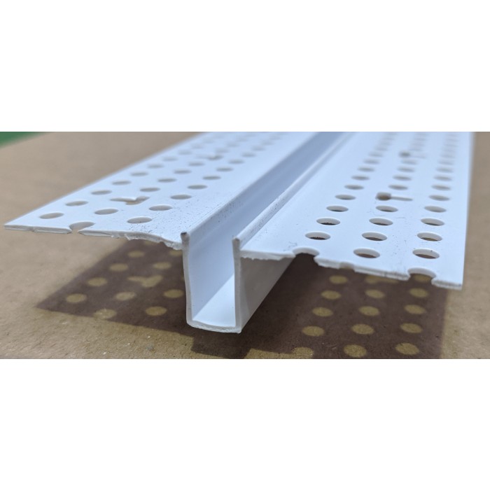 Trim-Tex 13mm x 6mm White PVC Architectural Reveal Bead Profile 3m 1 length AS5160