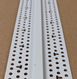 Trim-Tex 6.35mm White PVC Architectural Reveal Bead Profile 3m 1 length AS5150