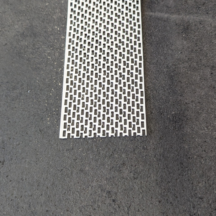 80mm x 60m White PVC Ventilation Strip 1 Roll