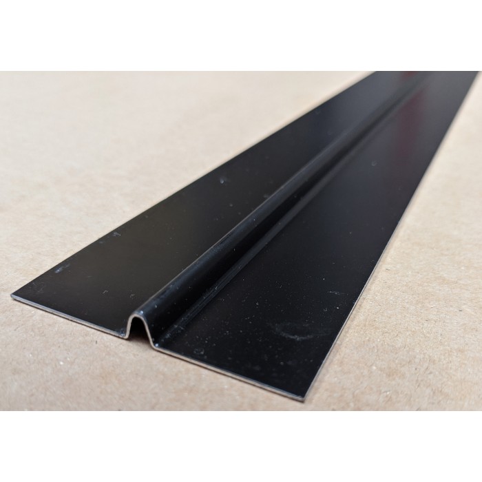 Aluminium Black Finish Bird Beak Joint Profile 1 length 62mm x 6mm x 6mm x 3m