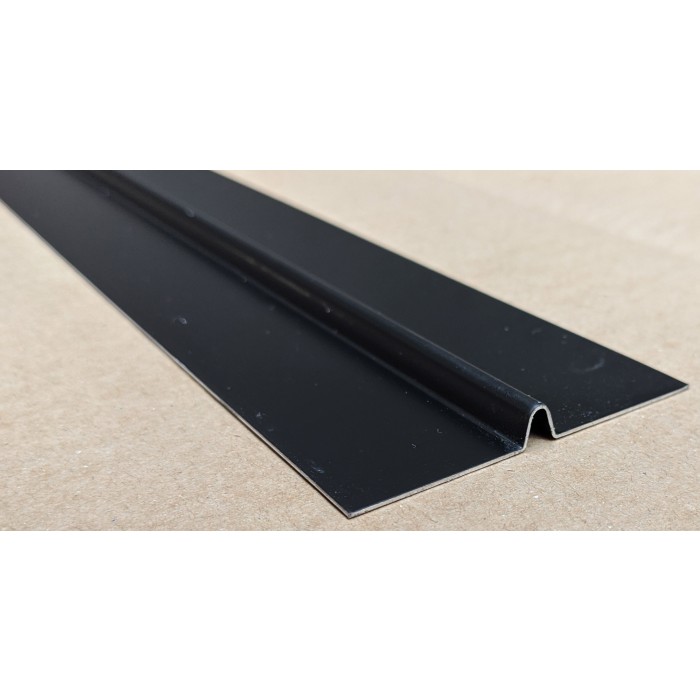 Aluminium Black Finish Bird Beak Joint Profile 1 length 62mm x 6mm x 6mm x 3m