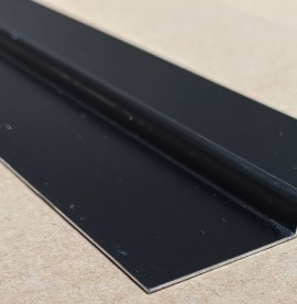 Aluminium Black Finish Bird Beak Joint Profile 1 length 62mm x 6mm x 6mm x 3m