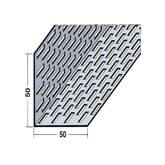 Wemico 50mm X 50mm Aluminium Black Coated Ventilation Profile 2.5mtr (1 length)