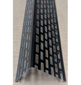 Wemico 30mm X 40mm Aluminium Black Coated Ventilation Profile 2.5m 1 Length