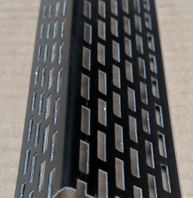 Wemico 30mm X 40mm Aluminium Black Coated Ventilation Profile 2.5mtr