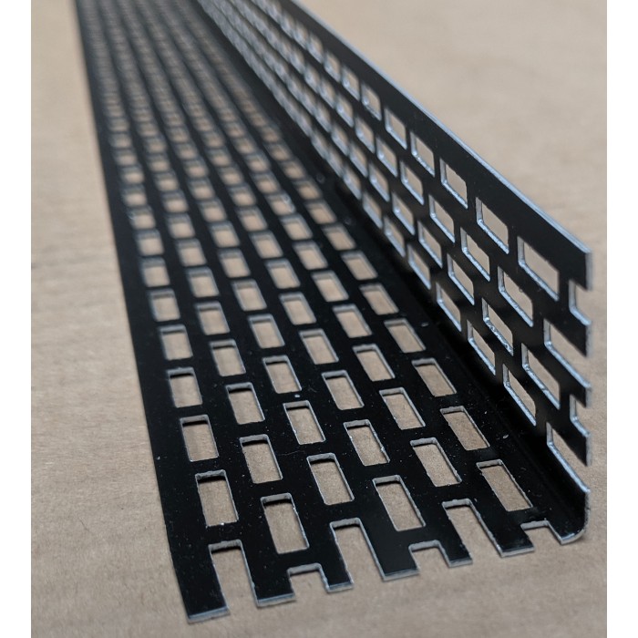 Wemico 30mm X 40mm Aluminium Black Coated Ventilation Profile 2.5mtr