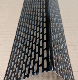 Wemico 50mm x 70mm Aluminium Black Coated Ventilation Profile 2.5m (1 length)